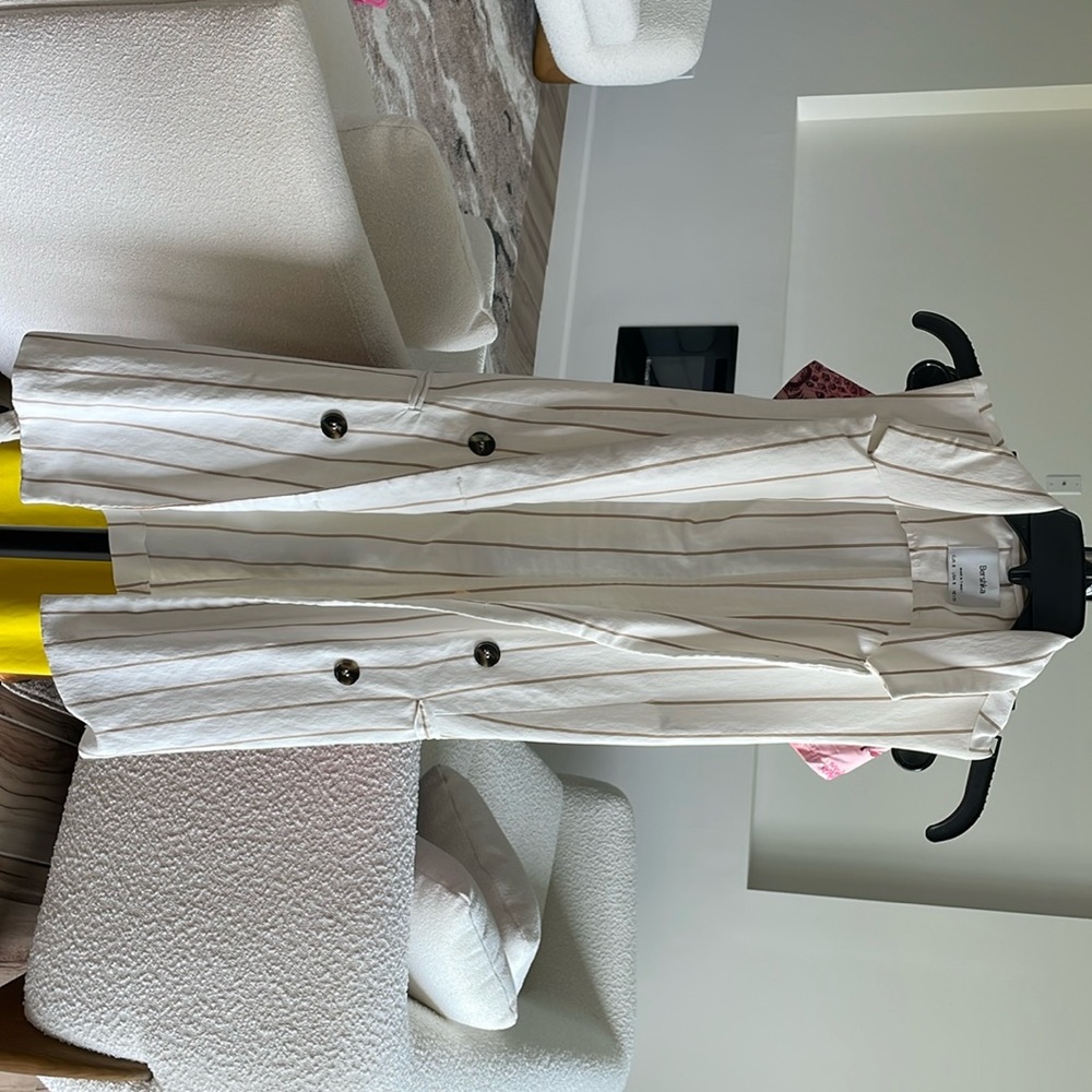 BERSHKA STRIPPED VEST